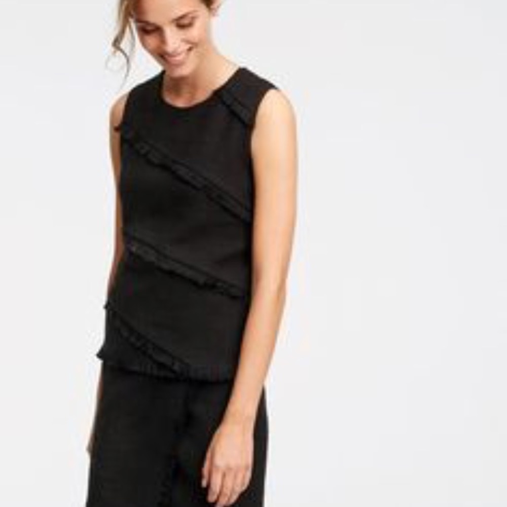 Anna Taylor Fringe Shell Top